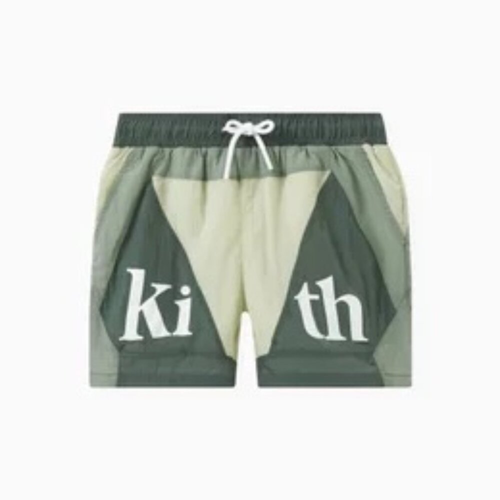 Kith Green Turbo Swim Shorts in Nylon S 6/7